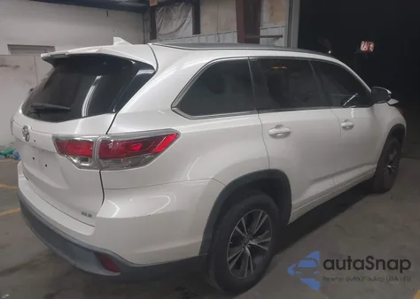 2016 Toyota Highlander Xle V6 from USA, damaged, VIN 5TDKKRFH8GS506140